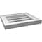 Ekena Millwork Vertical Surface Mount PVC Gable Vent: Functional, w/ 2"W x 1-1/2"P Brickmould Frame, 14"W x 12"H GVPVE14X1202SF - alternate 5